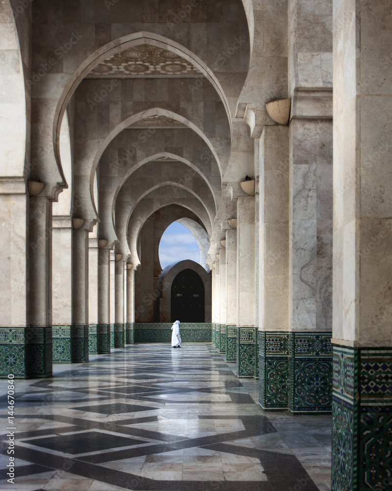 Obraz premium Hassan II Mosque Morocco