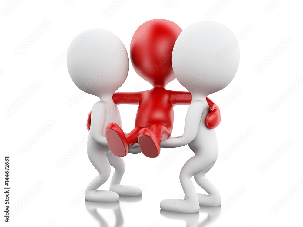3d team work. Business concept. 3d team work. Business concept.