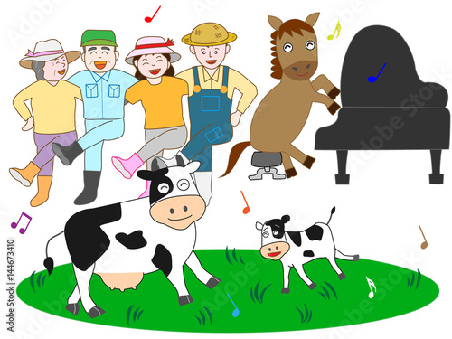 牧場のコンサート