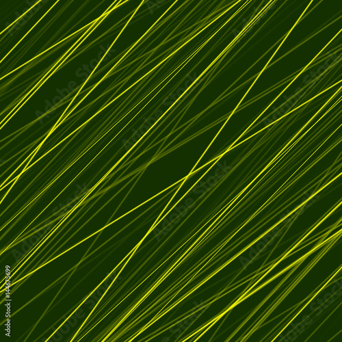 Abstract green neon lines vector background