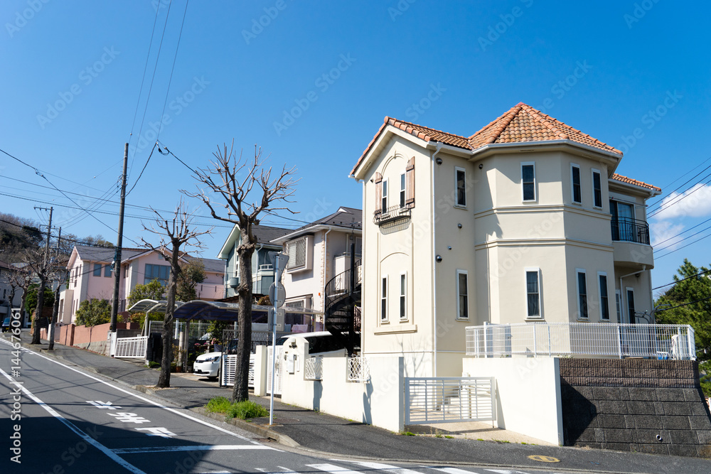 日本の住宅街の風景 4