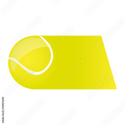 colorful background of fast moving tennis ball vector illustration