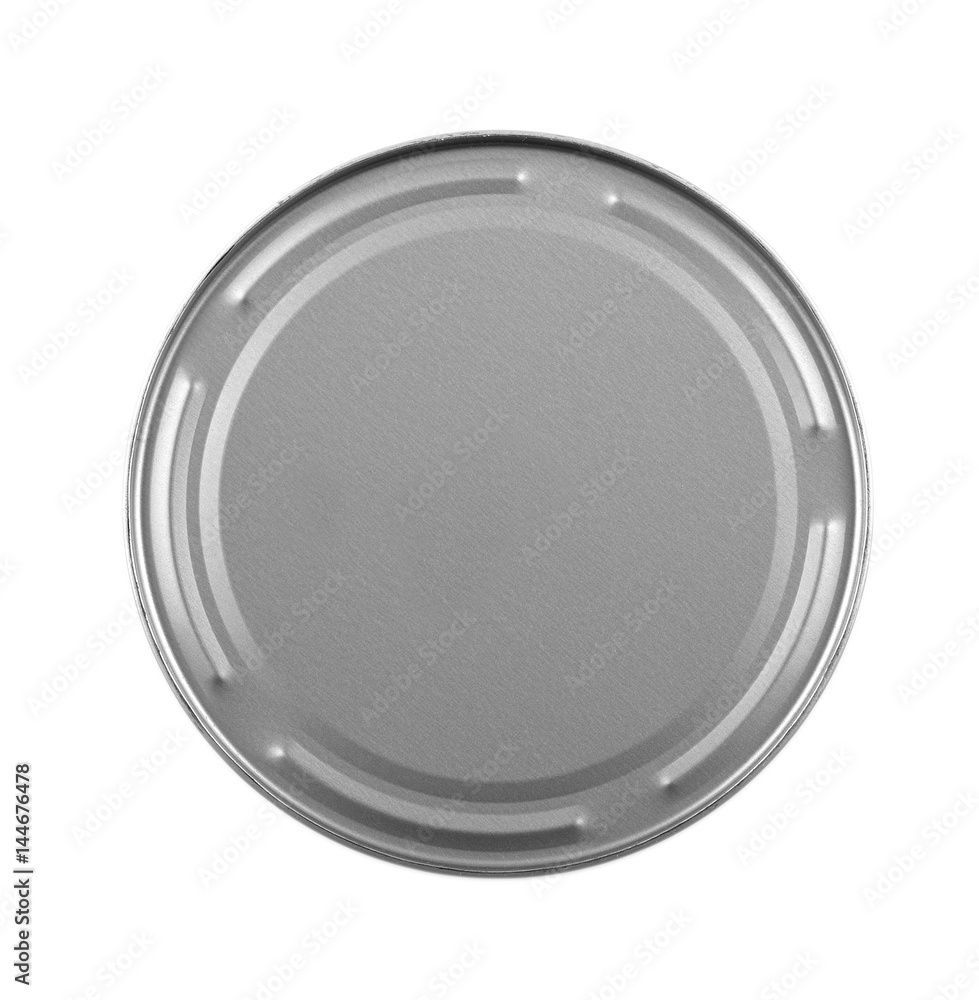 Gray metal closed pot cut out on white background. Gray metal closed pot cut out on white background.