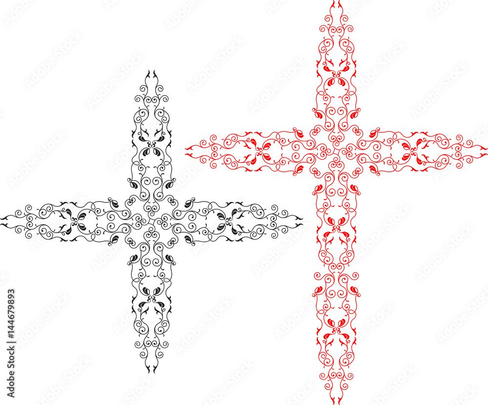 Obraz premium Christian Cross Design