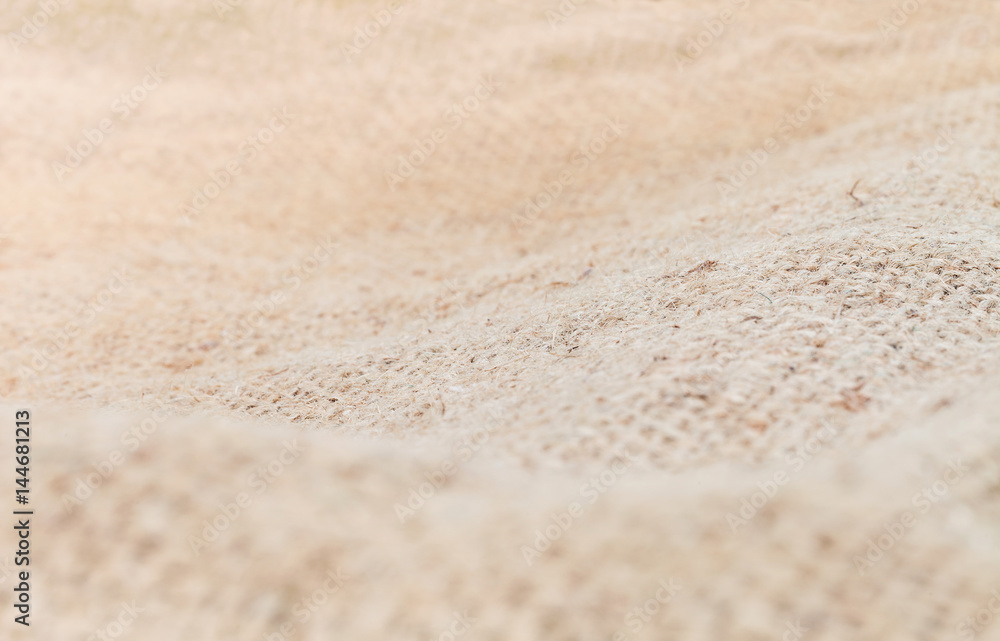 selective focus of sack burlap canvas texture selective focus of sack burlap canvas texture