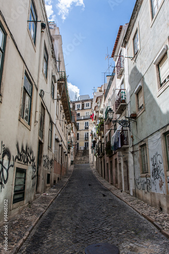 ポルトガルのリスボンの通り