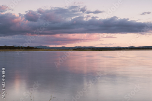 Lake Leslie near Warwick, Queensland in the late afternoon. © Rob D