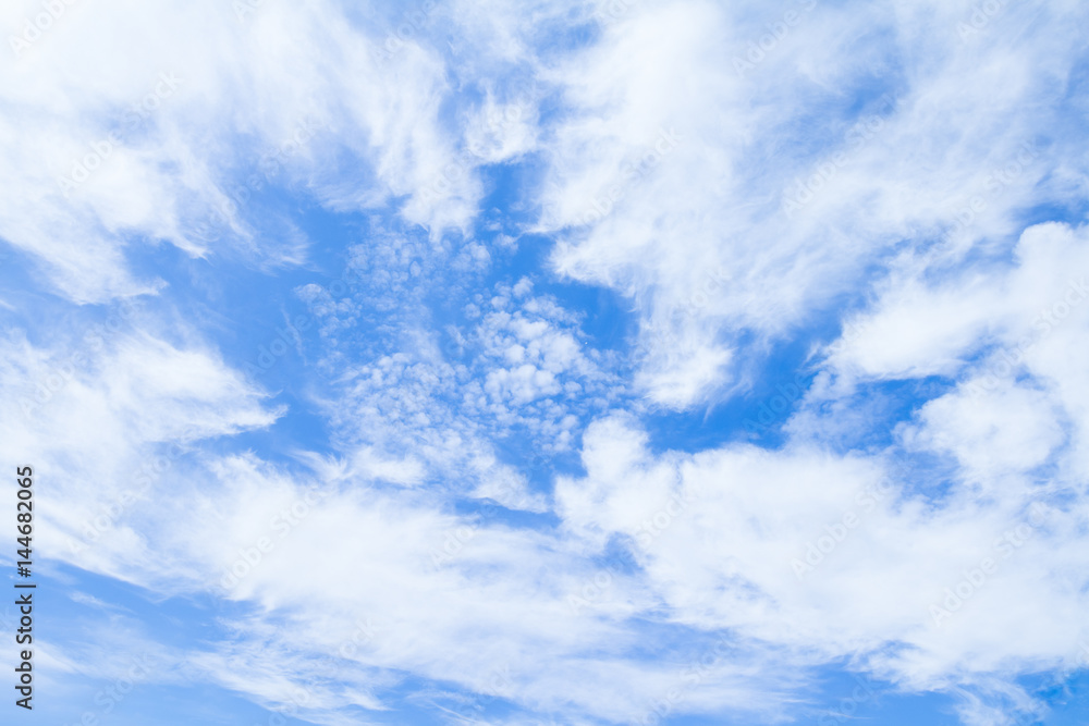 Blue Sky And Clouds. peaceful sky and cloud in good weather day Blue Sky And Clouds. peaceful sky and cloud in good weather day