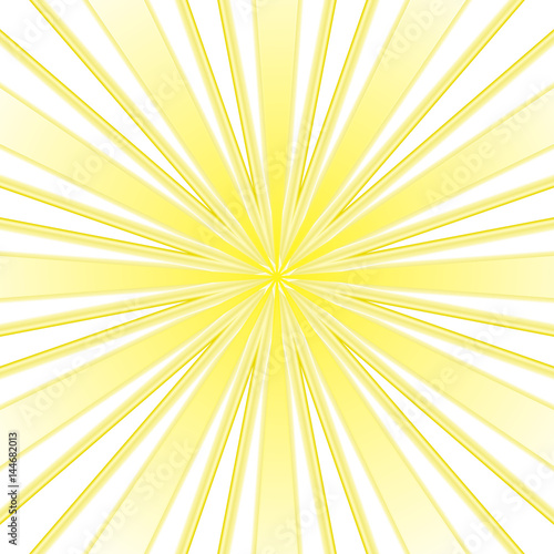 yellow rays abstract background, vector eps 10 illustration