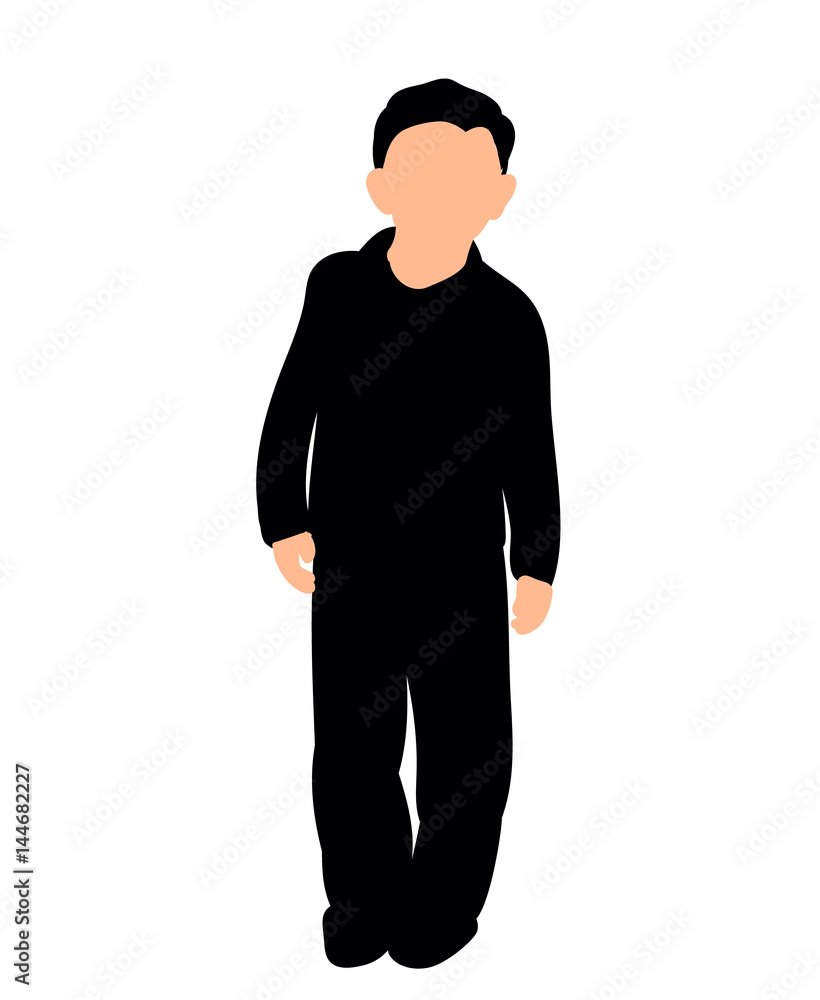 Little boy silhouette Little boy silhouette