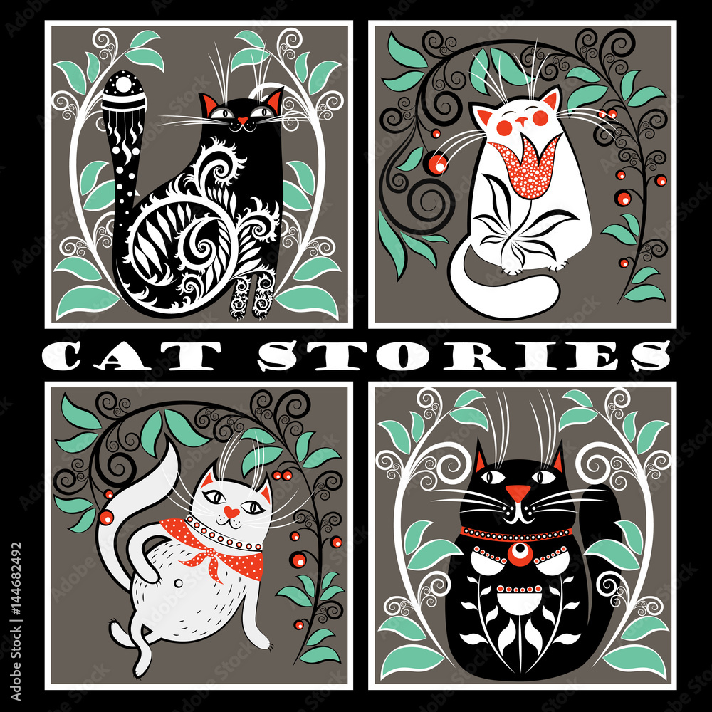 Fototapeta premium Cat stories