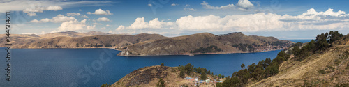 Panorama of Lake Titicaca