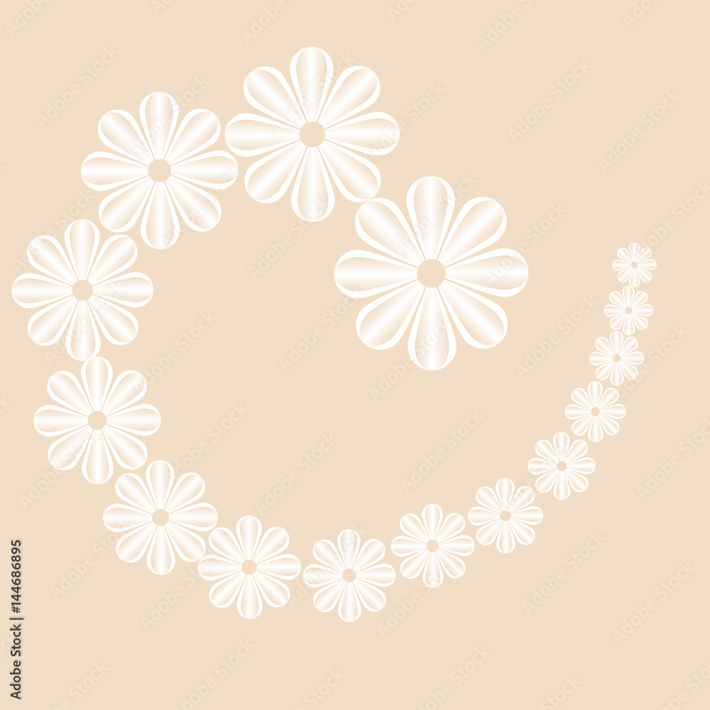 Flower pattern. Vector illustration