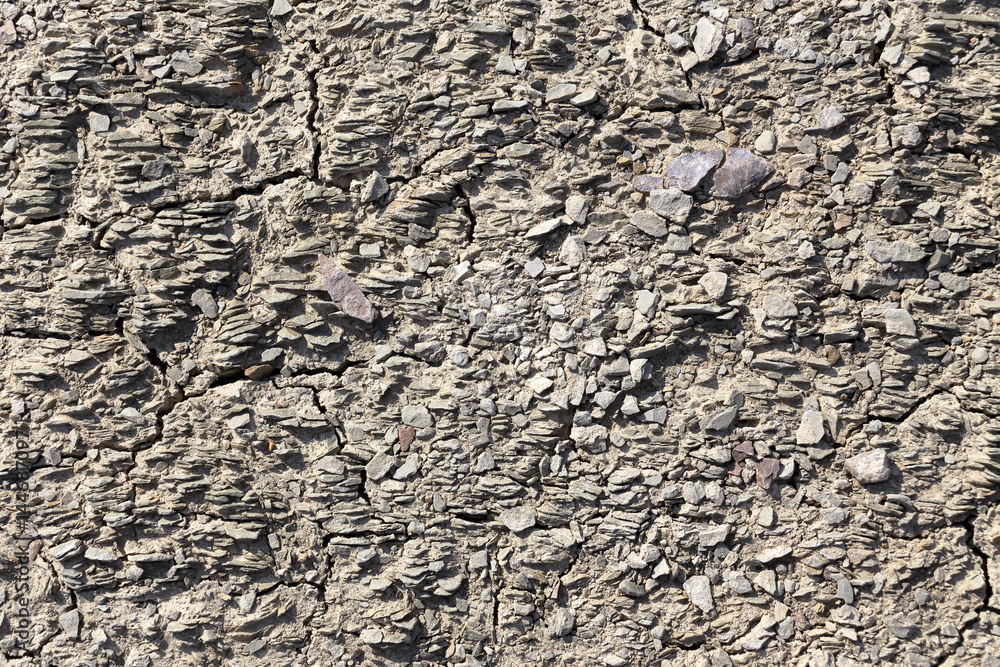 dried soil closeup texture. Background of dried up soil close-up, top view dried soil closeup texture. Background of dried up soil close-up, top view