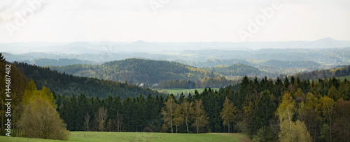 Zittauer Gebirge in der Oberlausitz