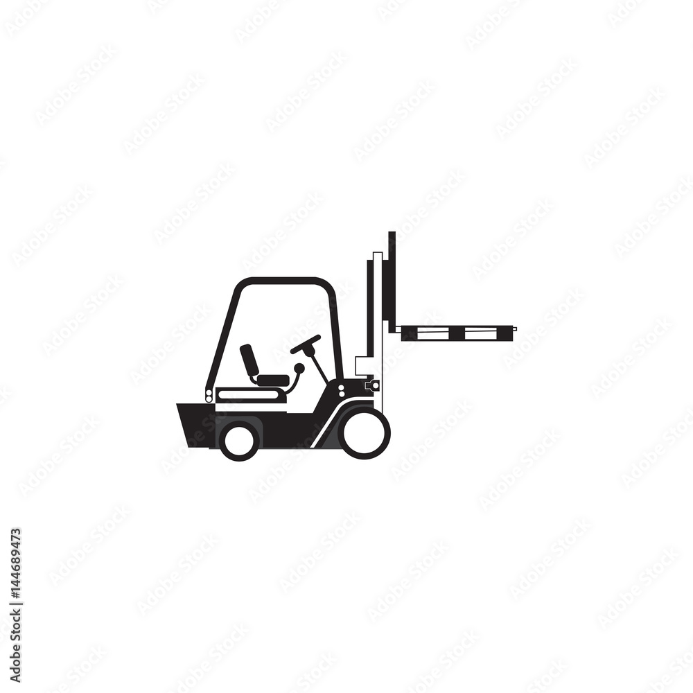 forklift vector icon forklift vector icon