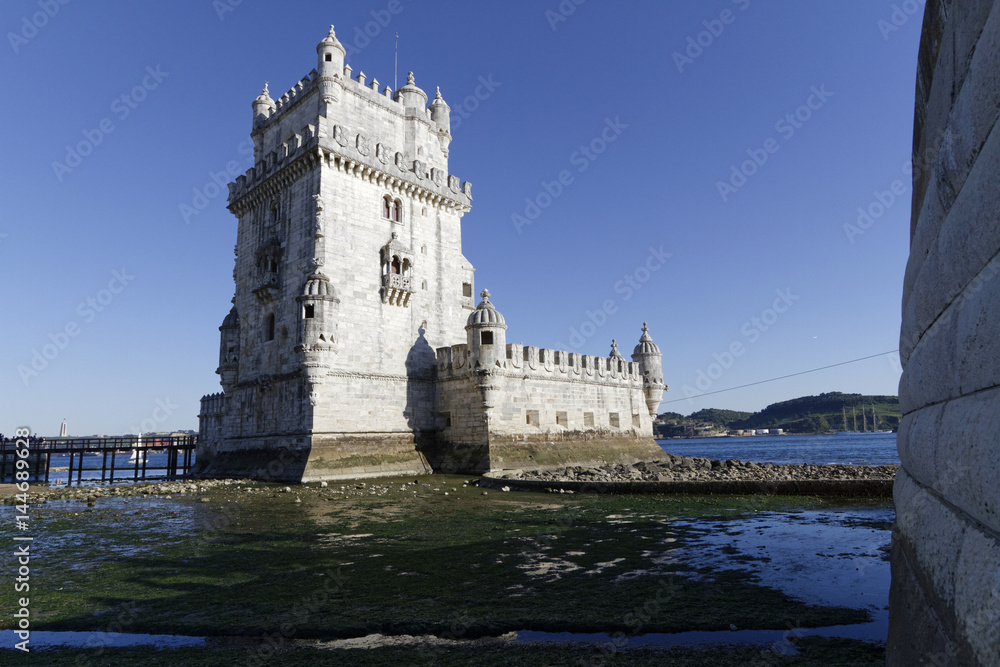 The Belem Tower and Tagus river