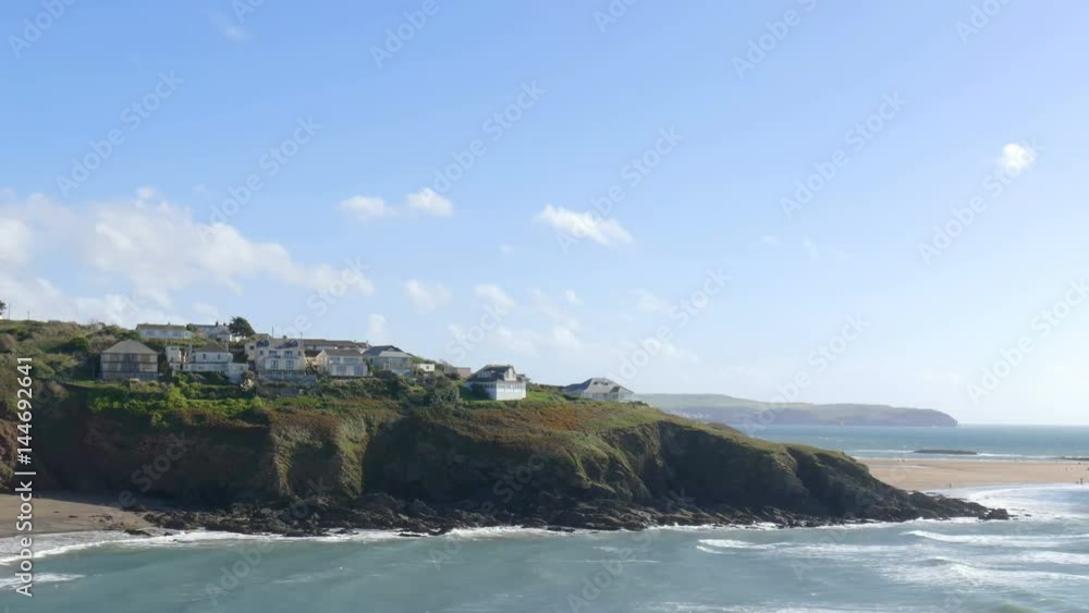 Time lapse shot of Challaborough bay in South Devon, England Time lapse shot of Challaborough bay in South Devon, England