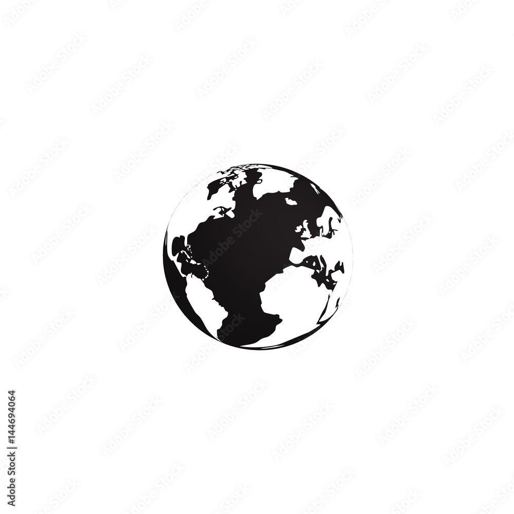 earth vector icon earth vector icon