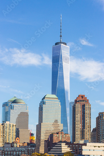 Manhattan downtown skyscraper