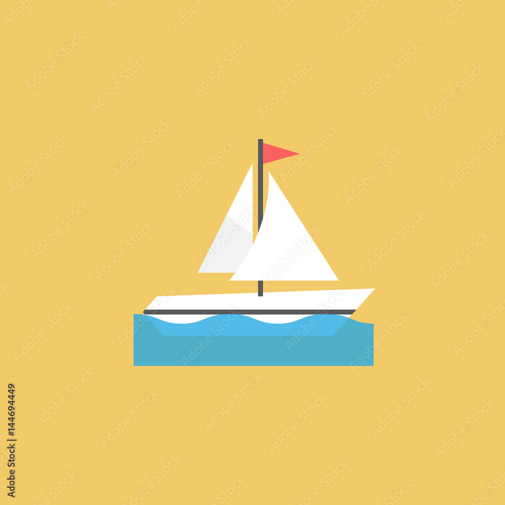 yacht vector icon yacht vector icon