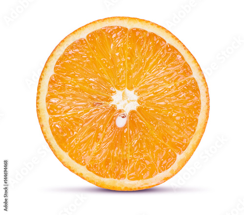 fresh orange fruit isolated