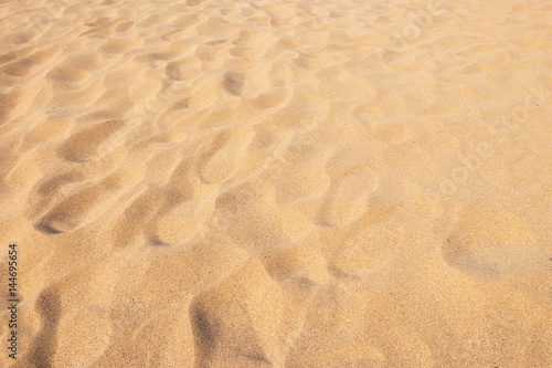 Sand beach background and texture pattern with space. © tortoon