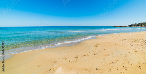 Fototapeta Naklejka Na Ścianę i Meble -  Golden shore in Orri beach