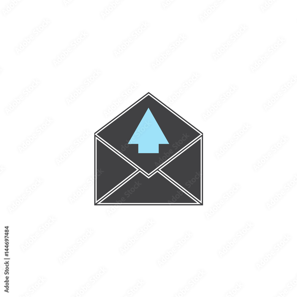 outbox mail vector icon outbox mail vector icon