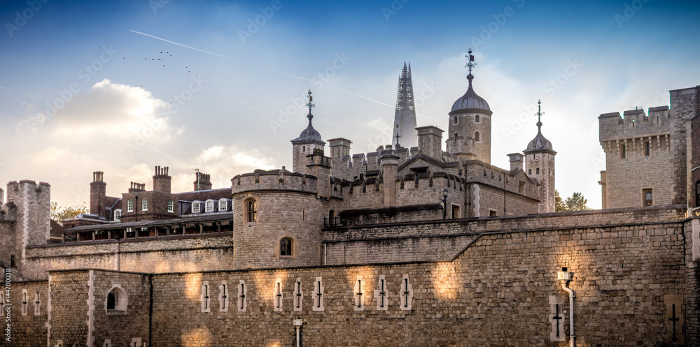 East facade of the Tower of London