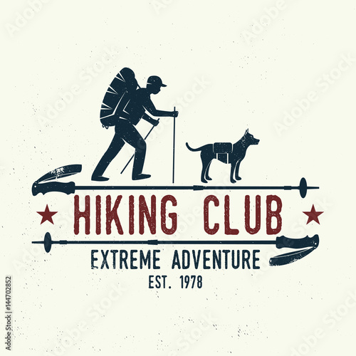 Hiking club Extreme adventure.