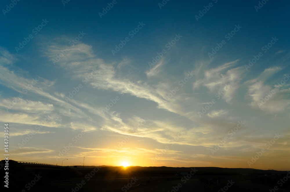 sunrise view. sunrise view.