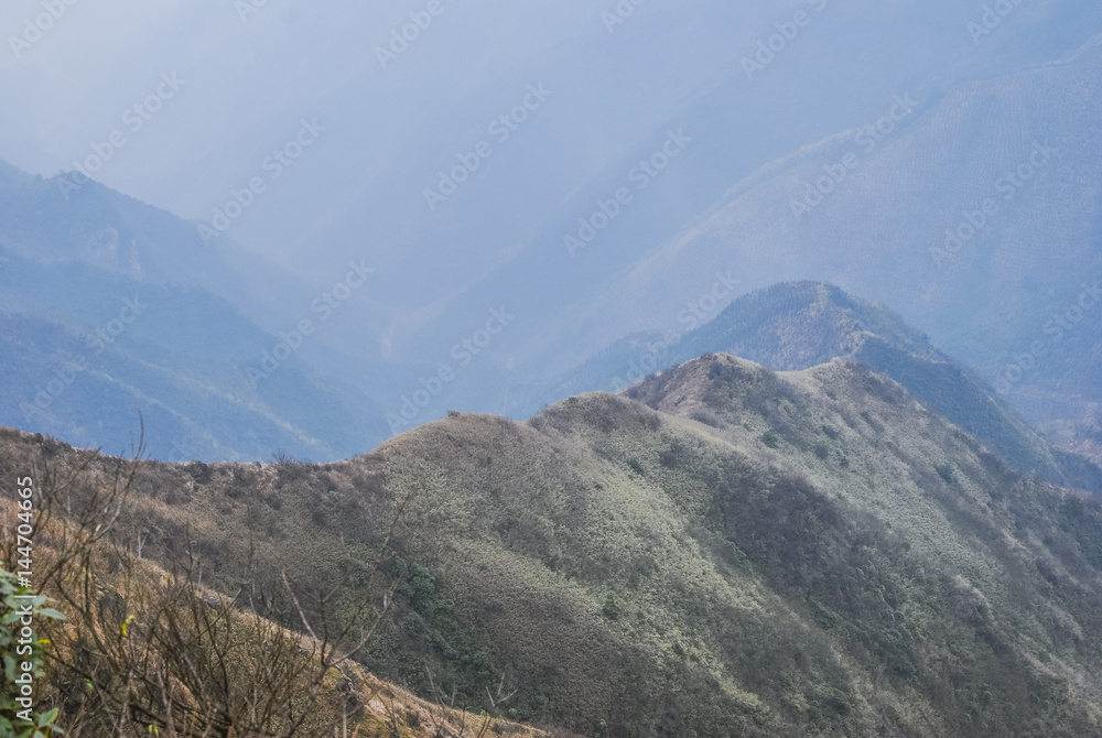 Fototapeta premium Mountains scenery in autumn 