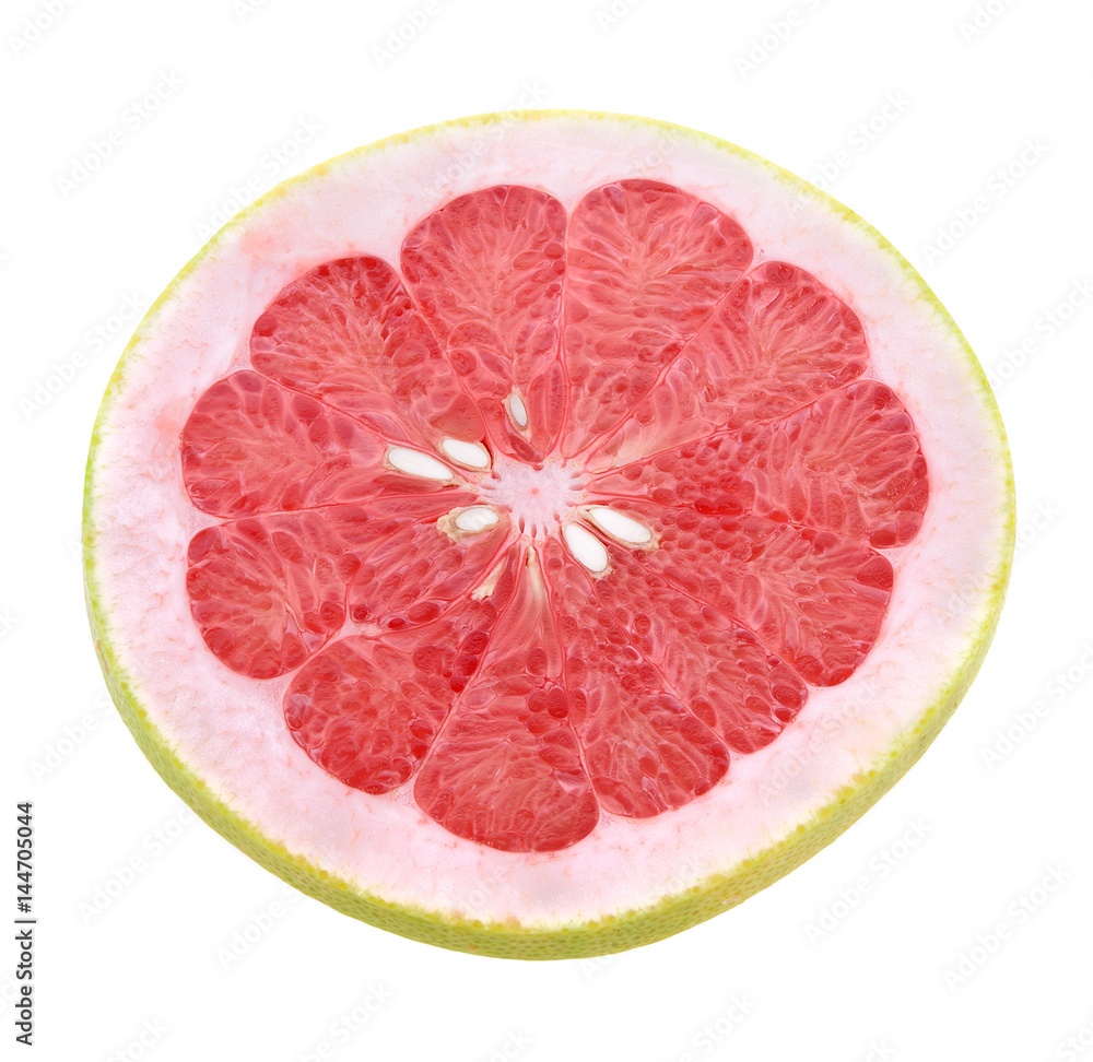 Red grapefruit isolated on white background Red grapefruit isolated on white background