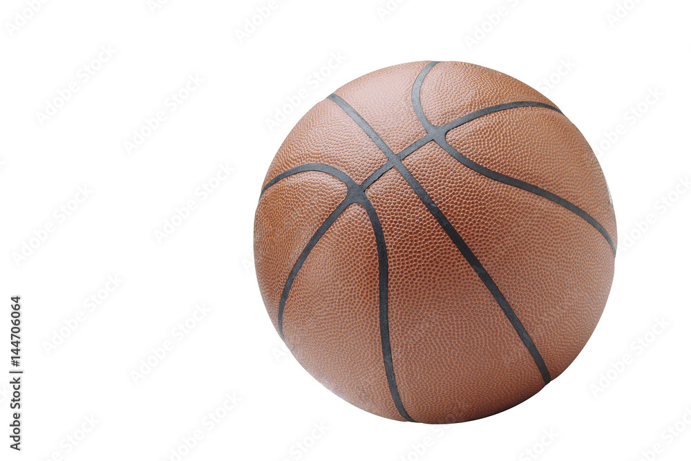 basketball ball isolated on white background