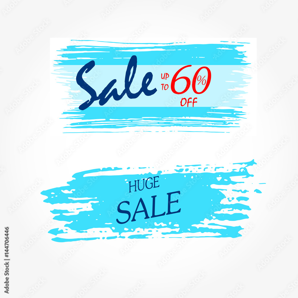 Geometrical social media sale banners Geometrical social media sale banners