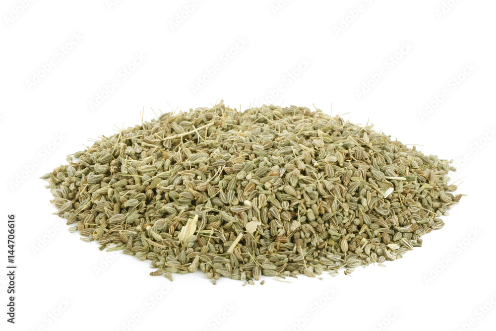 heap of anice isolated on white heap of anice isolated on white