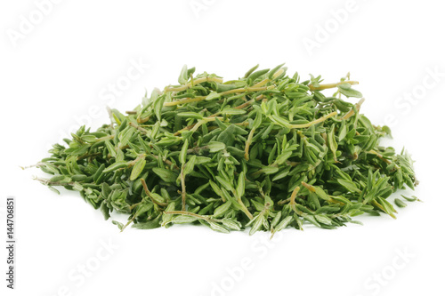 heap of thyme isolated