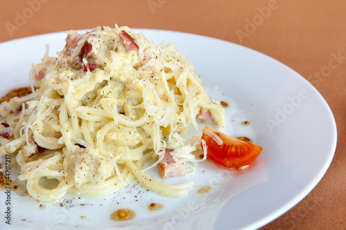 Fényképezés Spaghetti Pasta Bolognese