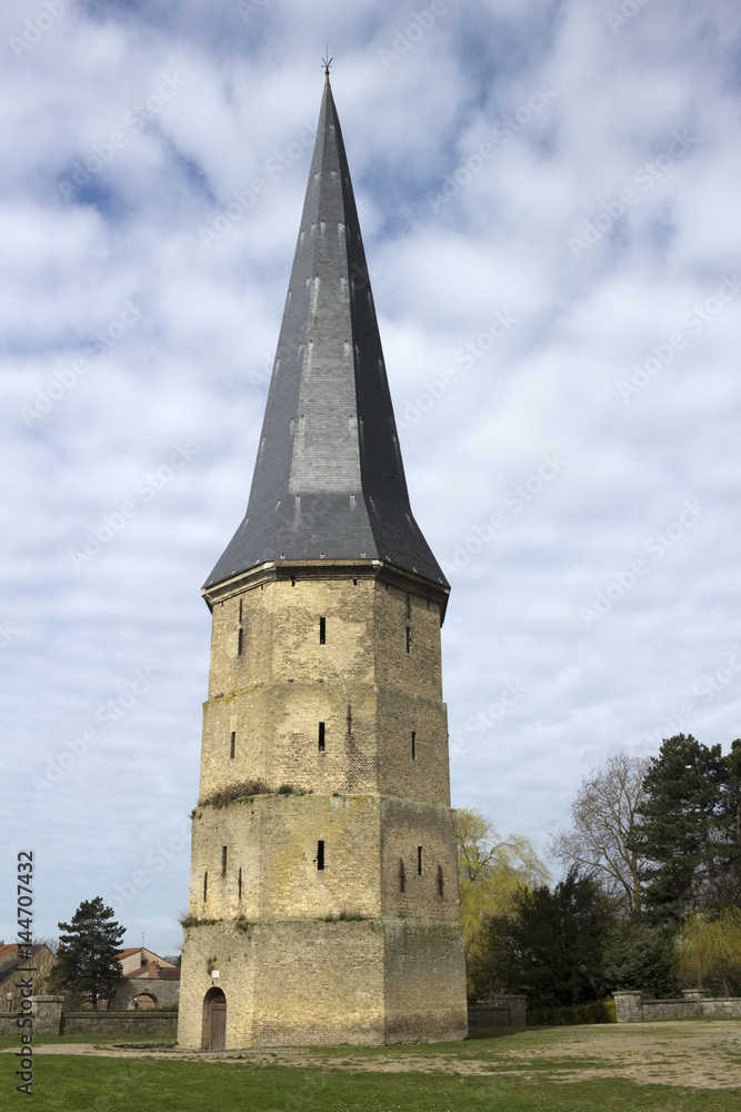 Tower of Saint Winoc Abbey, Bergues, Nord Pas de Calais, France