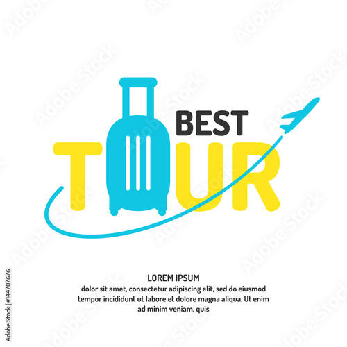 Vector illustration for advertising the best of the tour