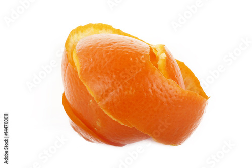 rind of orange isolated