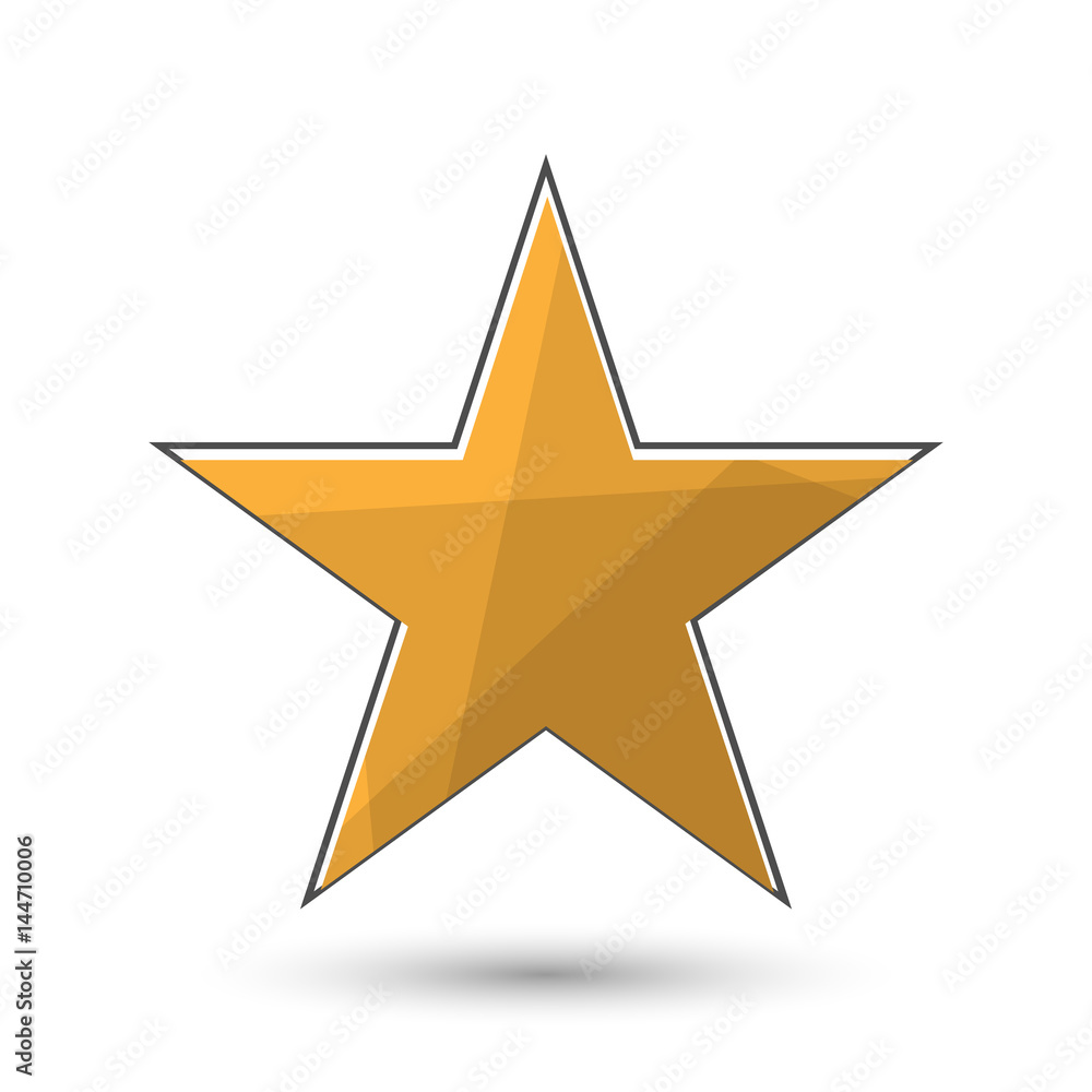 Obraz premium Star icon.