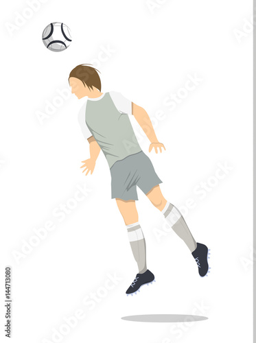 Isolated soccer player. Silhouette of a man in uniform with ball. African american.