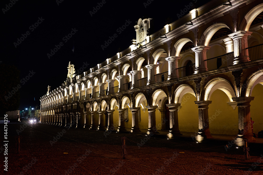 Captain General Palace in Antigua in Guatemala / Colonial Style houses in Guatemala 