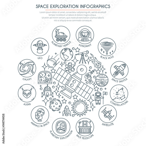 Space Exploration Infographics