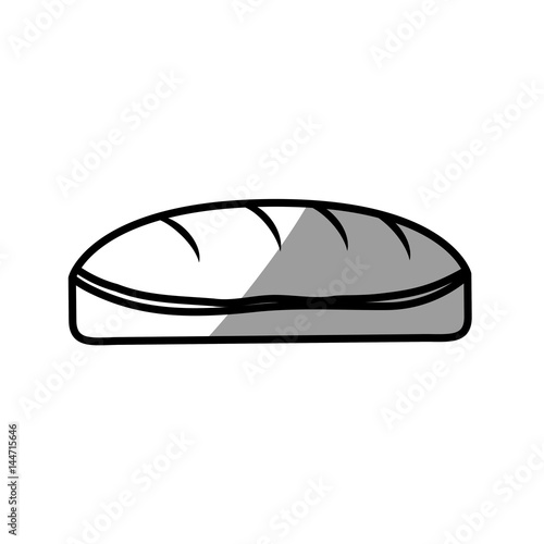 bread food delicious picnic shadow vector illustration eps 10