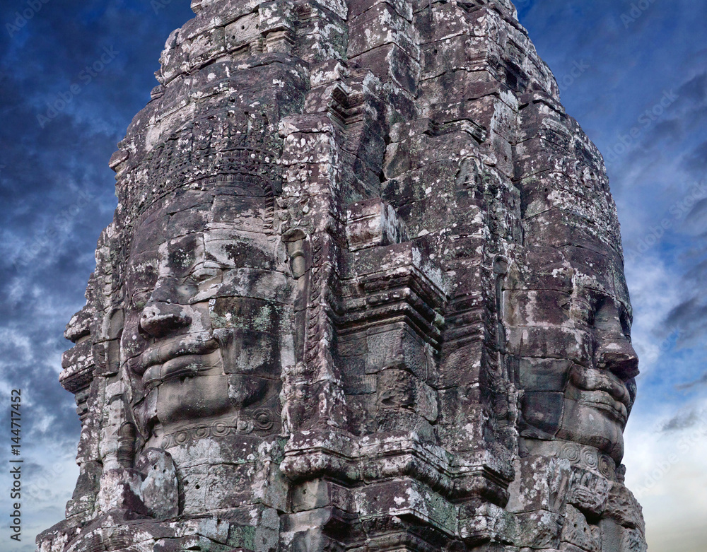 Prasat Bayon Temple in Angkor Thom, Cambodia Prasat Bayon Temple in Angkor Thom, Cambodia