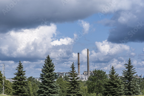 Mine Structures at Noranda, Quebec Canada photo