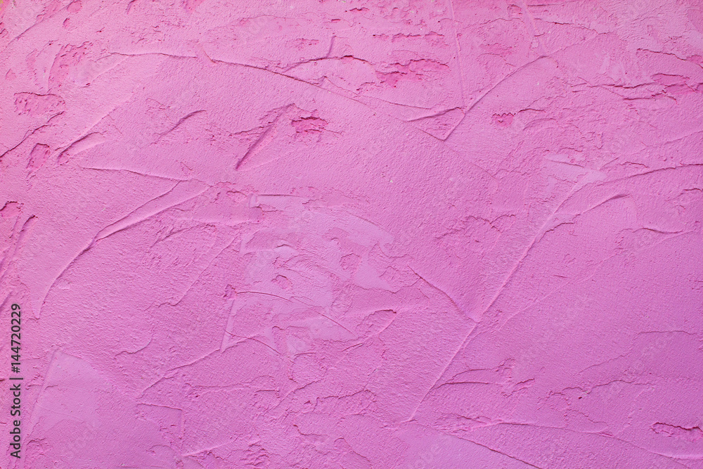 Plaster wall, pink background Plaster wall, pink background